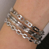 Elegant Sparkle Line Bracelet - – Stainless Steel