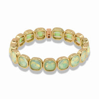 Stretch Rounded Link Crystal Bracelet