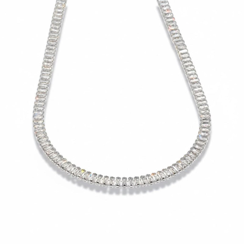 Classic Baguette Tennis Necklace