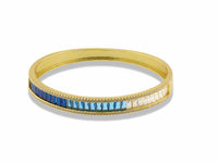Ombré Baguette CZ Bangle Bracelet