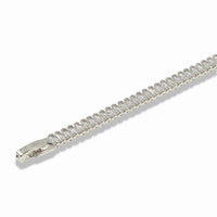 Slim Baguette Tennis Bracelet