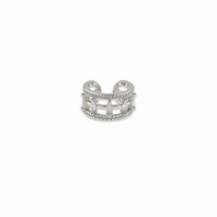Abstract Crystal Ear Cuff