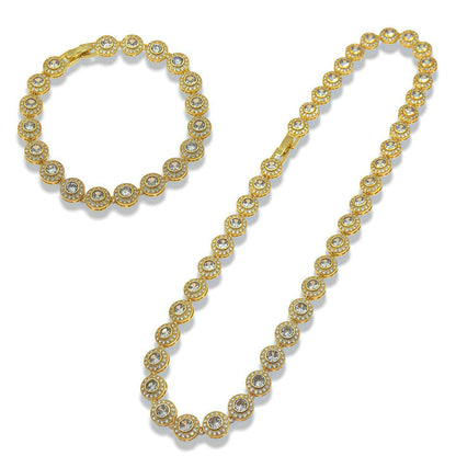 CUBIC ZIRCONIA SET - GOLD